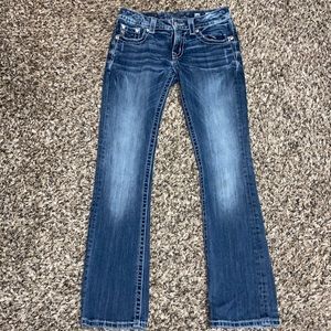 MissMe medium blue embellished jeans.